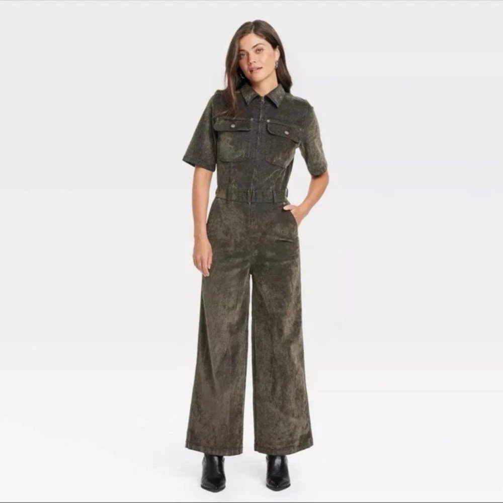 Universal Thread Dark Olive Jumpsuit